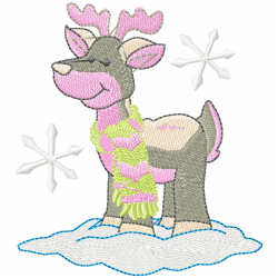 Gazelle Embroidery Design 5